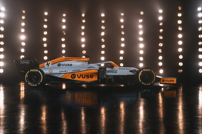 McLaren MCL35M with Gulf livery