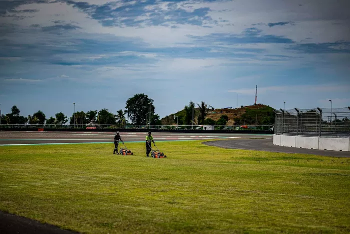 Aspectos de la pista de Mandalika