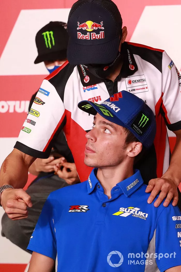 Joan Mir, Team Suzuki MotoGP, Takaaki Nakagami, Team LCR Honda 