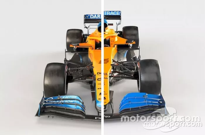 McLaren MCL35M (2021) vs. McLaren MCL35 (2020)