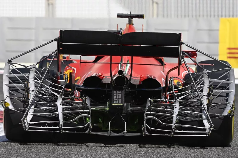 Sebastian Vettel, Ferrari SF1000 con sensores