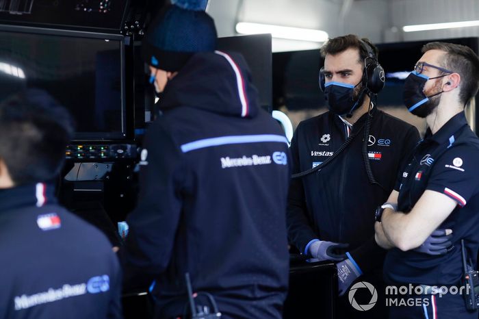 Mercedes Benz EQ team memebers at work