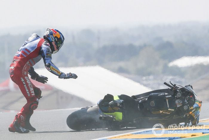Alex Márquez, caída del Gresini Racing
