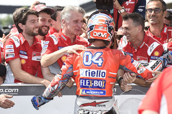 Pole sitter Andrea Dovizioso, Ducati Team, Ciabatti