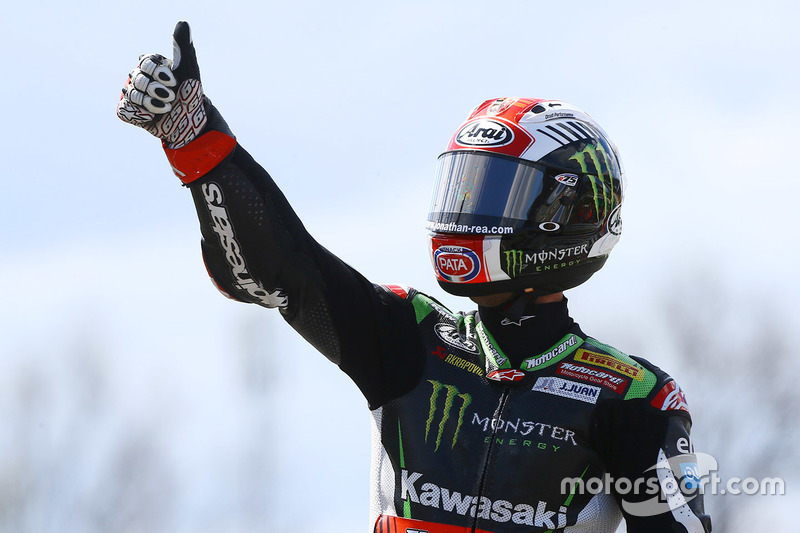 Il vincitore della gara Jonathan Rea, Kawasaki Racing