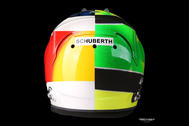 Casco de Mick Schumacher