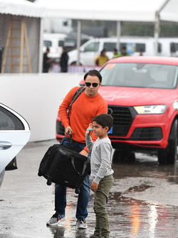 Felipe Massa, Williams, mit Sohn Felipinho