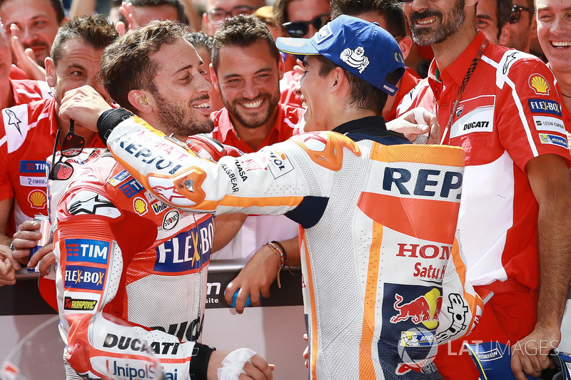 6. 6. Dovizioso se impone a Márquez en Austria en un mano a mano hasta la última curva