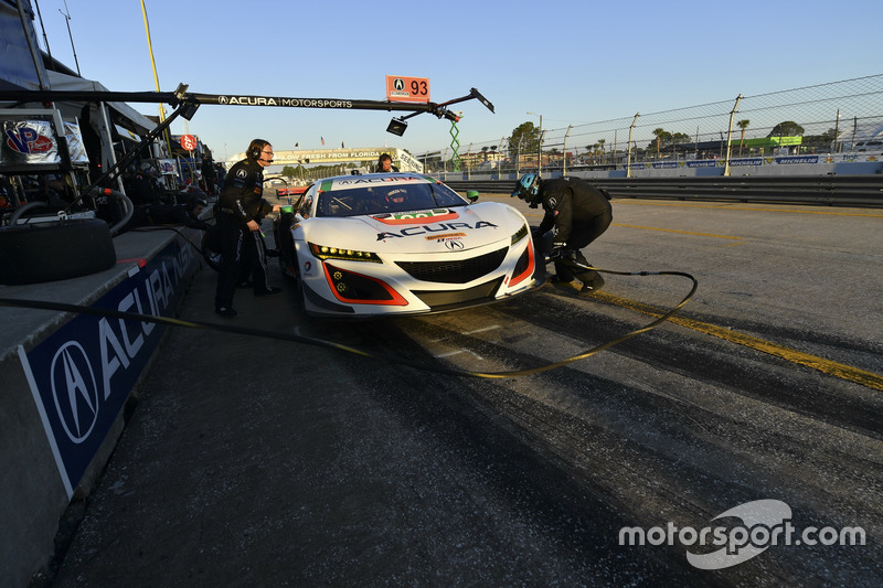 #93 Michael Shank Racing Acura NSX: Andy Lally, Katherine Legge, Mark Wilkins