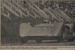 Tribune de Lausanne, article, Dieter Quester, BMW