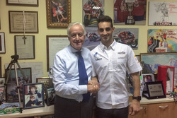 Giampiero Sacchi, dueño del IodaRacing Project team y Leandro Mercado