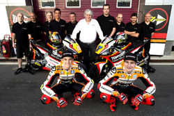 Luca Marini, Athina Forward Racing, Kalex and Lorenzo Baldassarri, Athina Forward Racing, Kalex with the team
