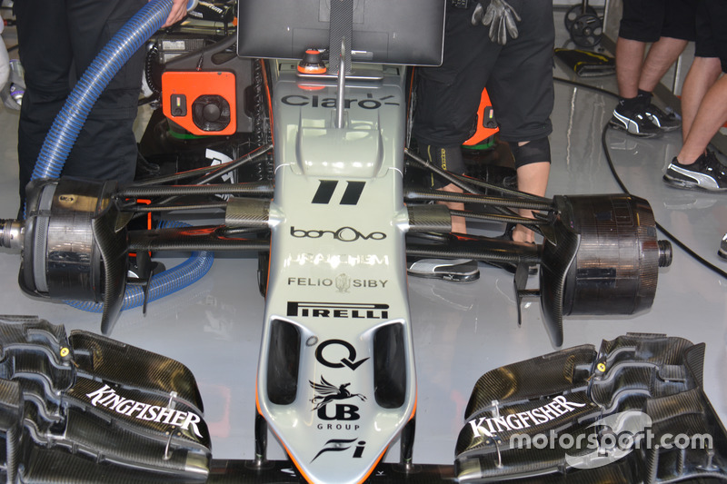 Force India VJM09: Asymmetrische Vorderradbremse