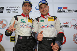Podium: Connor de Phillippi, Christopher Mies, Land Motorsport, Audi R8 LMS