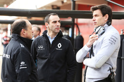 Frederic Vasseur, Renault Sport F1 Team Racing Director met Cyril Abiteboul, Renault Sport F1 Managi