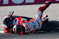 Sturz:, Jorge Lorenzo, Ducati Team