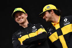 Nico Hulkenberg, Renault Sport F1 Team and Carlos Sainz Jr., Renault Sport F1 Team