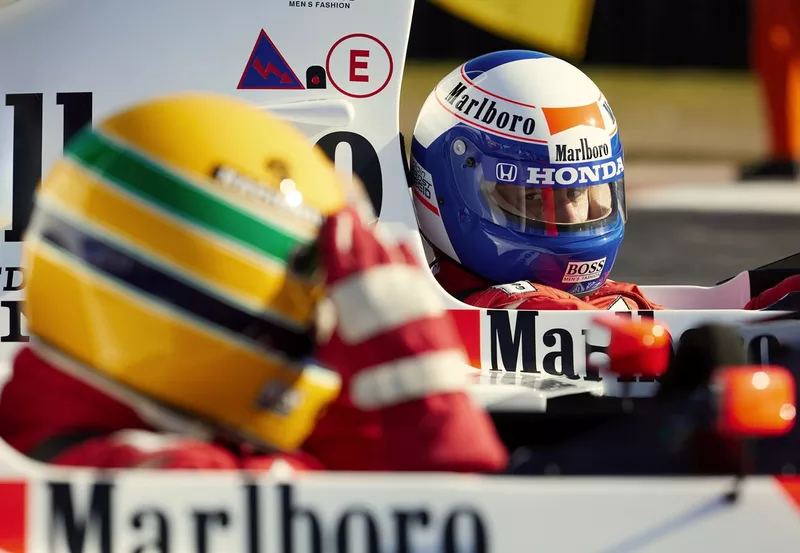 Matt Mella als Alain Prost in Senna