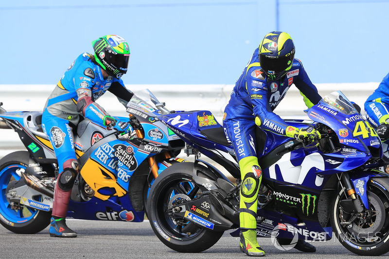 Valentino Rossi, Yamaha Factory Racing, Franco Morbidelli, Estrella Galicia 0,0 Marc VDS