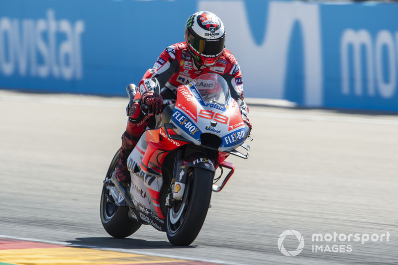 Ausfall: Jorge Lorenzo, Ducati Team