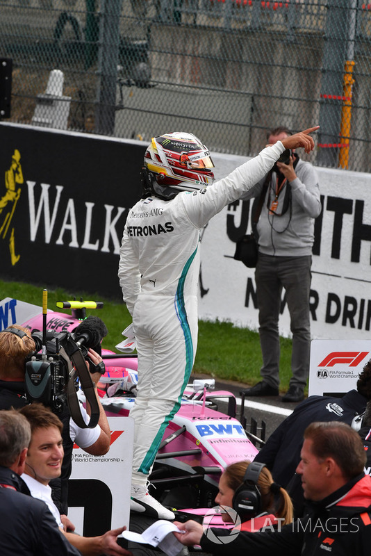Lewis Hamilton 78. rajtelsősége az F1-ben
