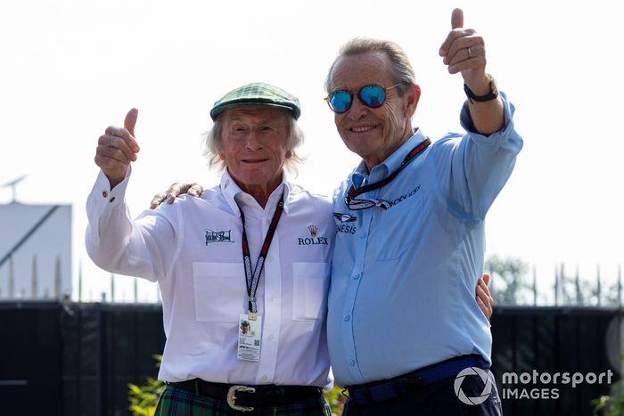 Sir Jackie Stewart y Jacky Ickx 