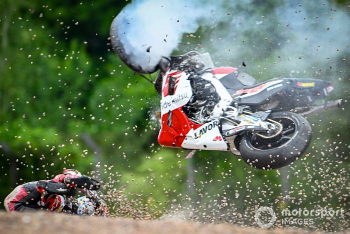 Takaaki Nakagami, caída del equipo LCR Honda