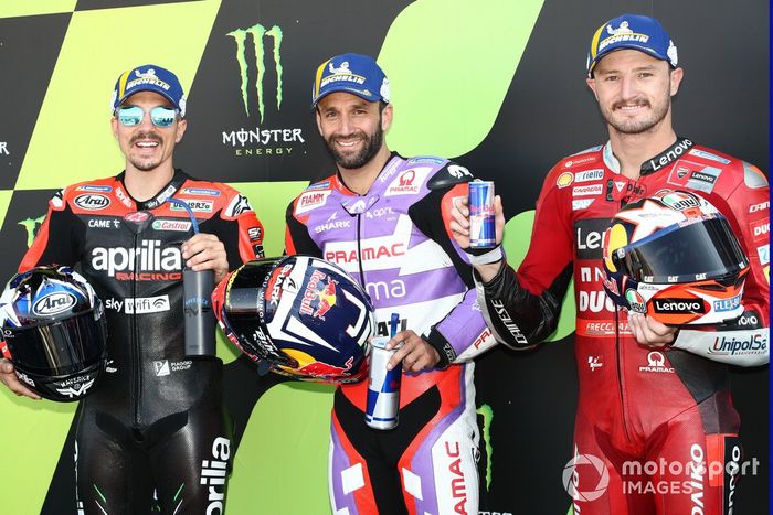 Maverick Viñales, Aprilia Racing Team Johann Zarco, Pramac Racing Jack Miller, Ducati Team