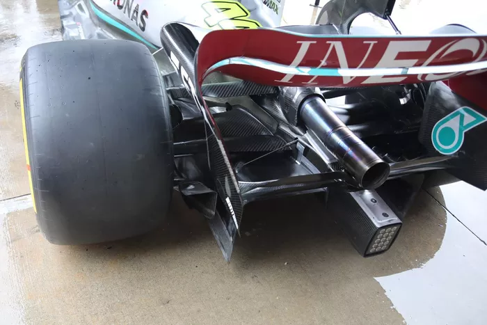 Mercedes W13 detail