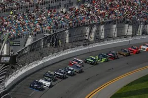 Jeffrey Earnhardt, Joe Gibbs Racing, Toyota Supra iK9 leads