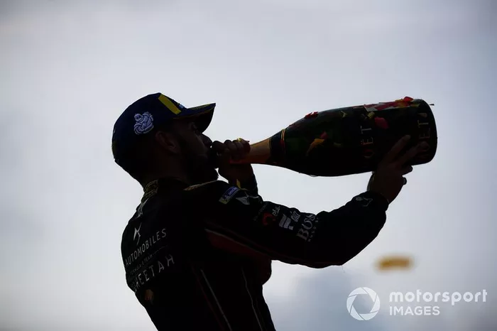 Jean-Eric Vergne, DS TECHEETAH, 1st position, celebrates