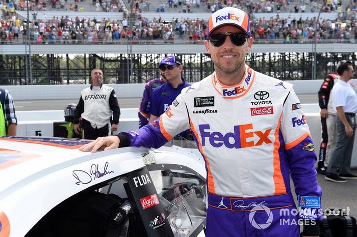  Denny Hamlin, Joe Gibbs Racing, Toyota Camry FedEx Ground