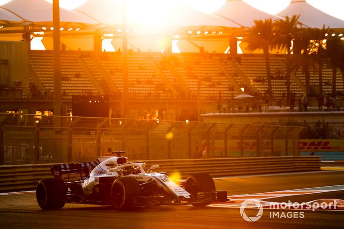 10º Williams empeoró un 1.082% respecto al mejor tiempo entre 2017 y 2018