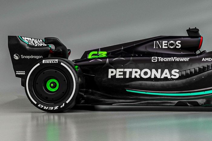Mercedes W14 detalle