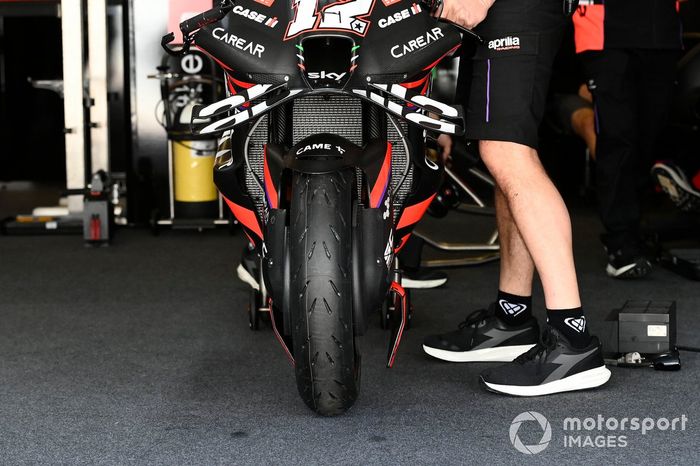 Detalle de la Moto Aprilia