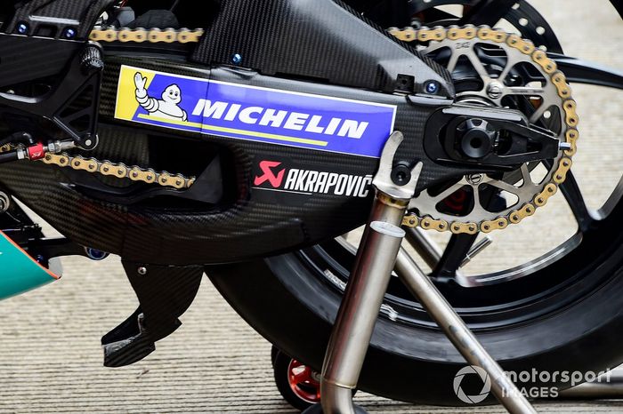 Detalle de la moto del Red Bull KTM Factory Racing