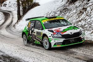 Andreas Mikkelsen, Ola Floene, Skoda Fabia rally2 evo