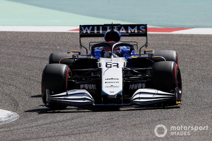 6º George Russell, Williams FW43B, 1:30.117 (con neumáticos C5)