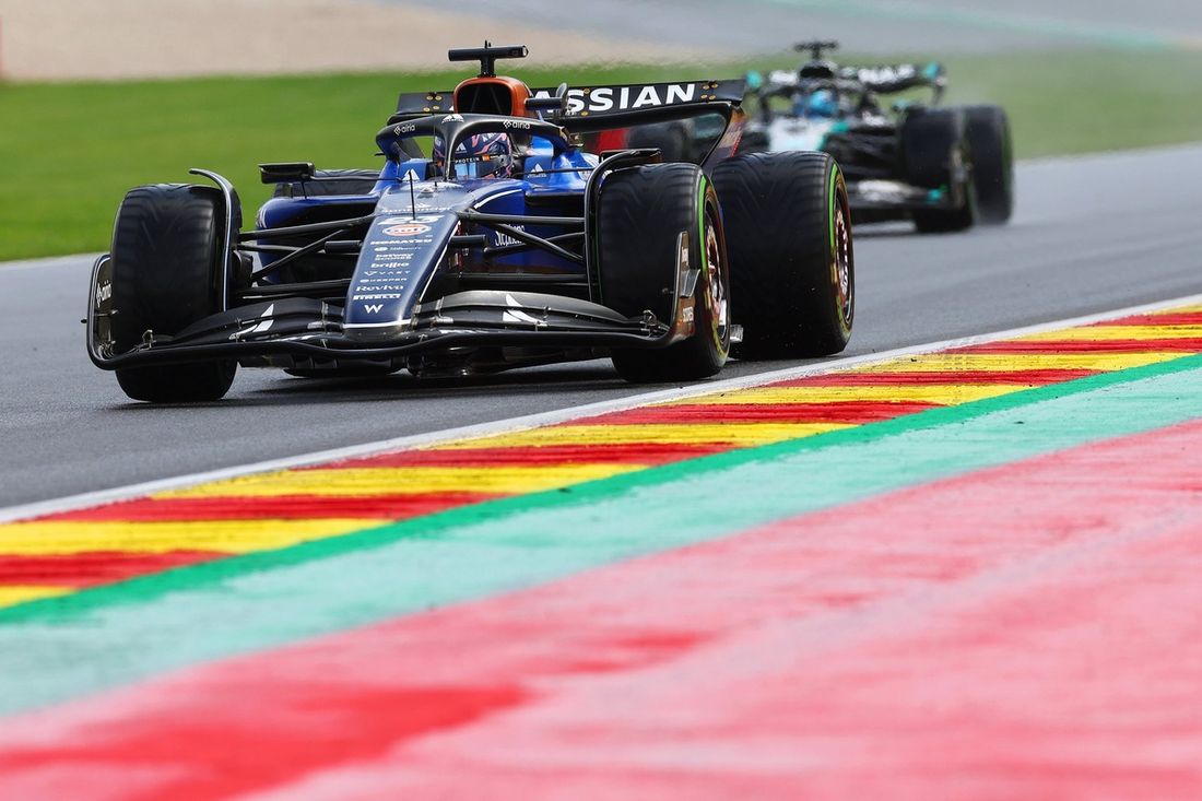 George Russell, Mercedes, Alexander Albon, Williams