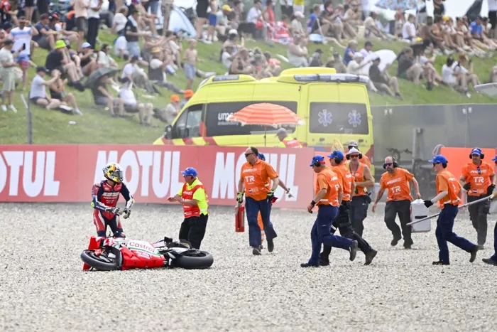 Accidente de Joan Mir, Honda HRC