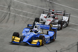 Scott Dixon, Chip Ganassi Racing Honda, Will Power, Team Penske Chevrolet