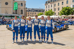 #35 Signatech Alpine A470 Gibson: Pierre Ragues, Andre Negrao, Nelson Panciatici, #36 Signatech Alpine A470 Gibson: Gustavo Menezes, Romain Dumas, Matt Rao