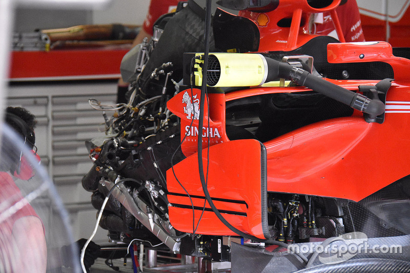 Ferrari SF70H, detalle