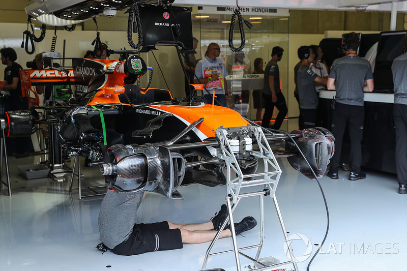 Detalle de Chasis de McLaren MCL32