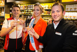Hand imprint ceremony: 24 Hours of Le Mans 2015 winners Porsche Team Nick Tandy and Earl Bamber with