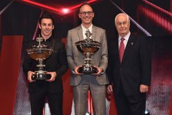 Kampioen Simon Pagenaud, Team Penske Chevrolet met Roger Penske