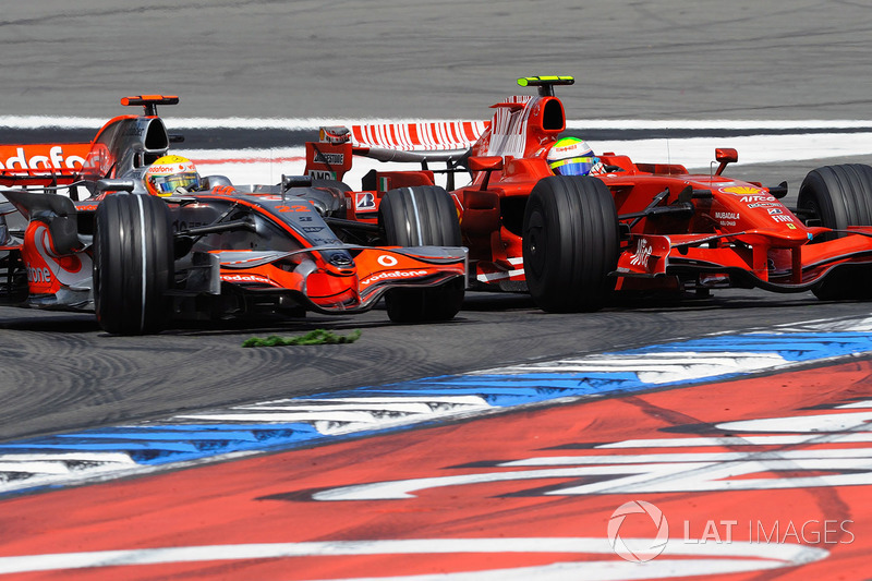 2008: Lewis Hamilton y Felipe Massa