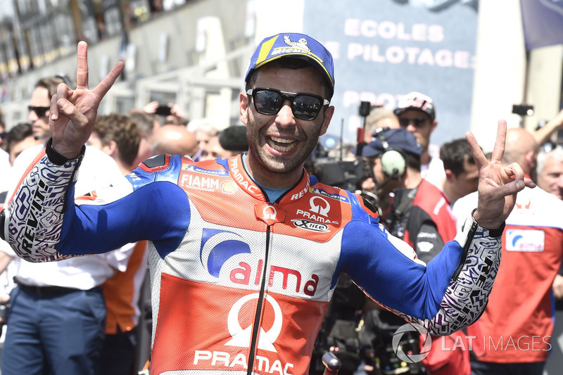Second place Danilo Petrucci, Pramac Racing