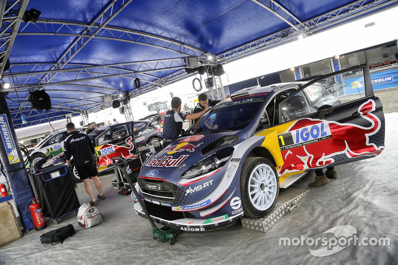 Car of Sébastien Ogier, Julien Ingrassia, M-Sport Ford WRT Ford Fiesta WRC