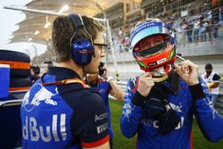 Brendon Hartley, Toro Rosso, on the grid